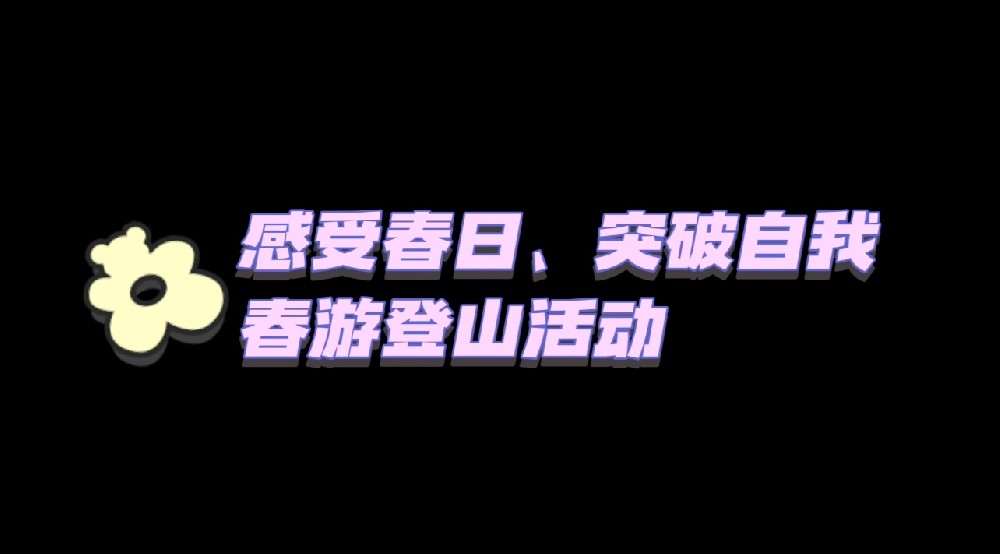 山東企管家環(huán)保科技有限公司感受春日、突破自我-春游登山活動(dòng)